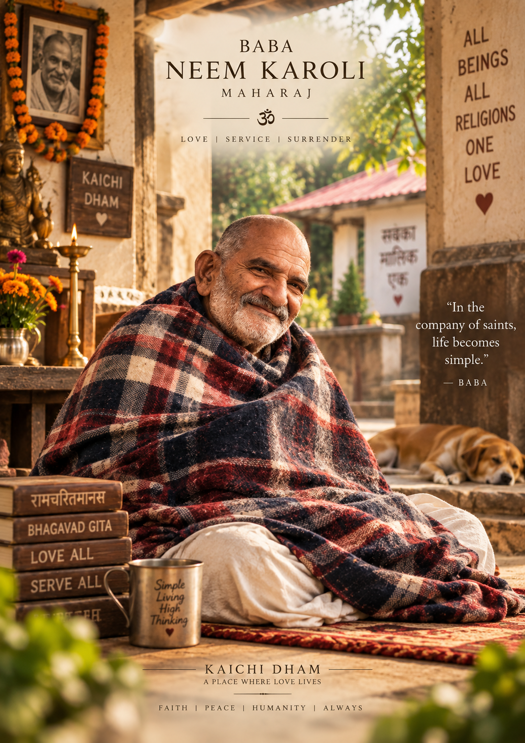 Neem Karoli Baba Wall Art – Classic Portrait