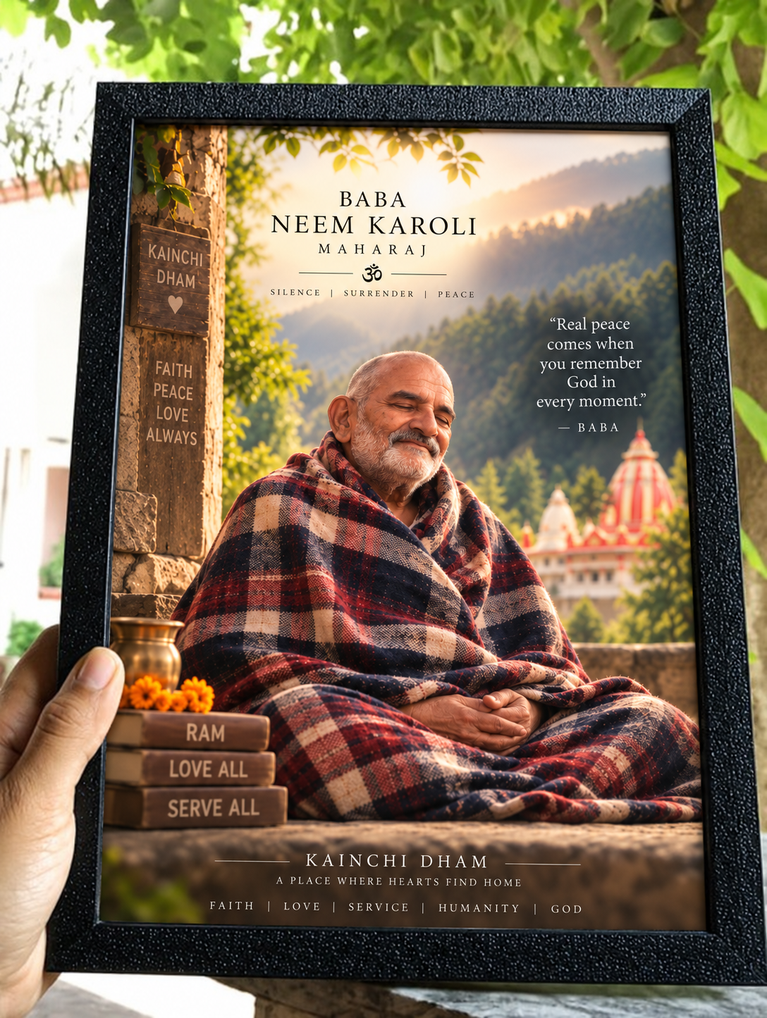 Neem Karoli Baba Wall Art – Classic Portrait