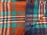 Classic Checkered Fringe Blanket – Soft & Warm